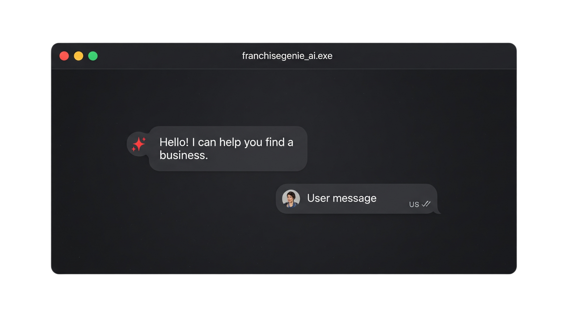 The Franchise Genie chat assessment